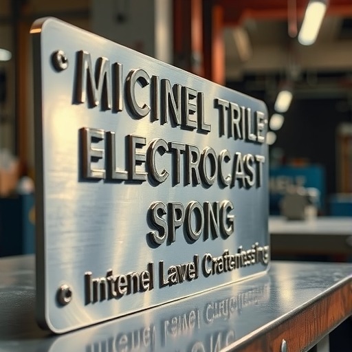 镍电铸标牌 精湛工艺(图1)