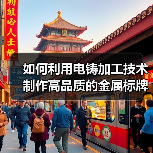 如何利用电铸加工技术制作高品质的金属标牌（图2）