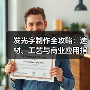 发光字制作全攻略：选材、工艺与商业应用指南（图3）
