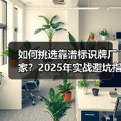如何挑选靠谱标识牌厂家?2025年实战避坑指南(图4) 如何挑选靠谱标识牌厂家?2025年实战避坑指南(图4)