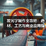 发光字制作全攻略：选材、工艺与商业应用指南（图1）