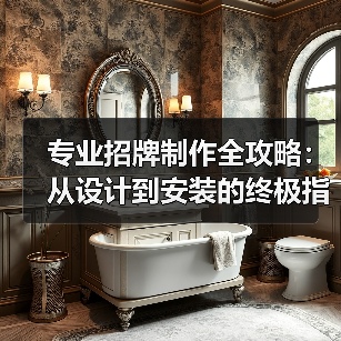 专业招牌制作全攻略:从设计到安装的终极指南(图2) 专业招牌制作全攻略:从设计到安装的终极指南(图2)