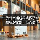为什么明明花钱做了金属标牌定制，反而显得不够专业？（图1）