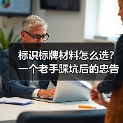 标识标牌材料怎么选?一个老手踩坑后的忠告(图2) 标识标牌材料怎么选?一个老手踩坑后的忠告(图2)