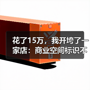 花了15万,我开垮了一家店:商业空间标识不是钱的问题(图4) 花了15万,我开垮了一家店:商业空间标识不是钱的问题(图4)