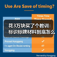 花3万块买了个教训：标识标牌材料到底怎么选？（图4）