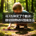 花3万块买了个教训：标识标牌材料到底怎么选？（图1）