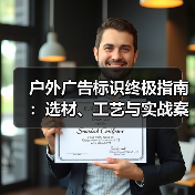 户外广告标识终极指南：选材、工艺与实战案例解析（图2）