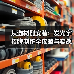 从选材到安装：发光字招牌制作全攻略与实战案例（图2）