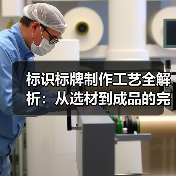 标识标牌制作工艺全解析:从选材到成品的完整指南(图2) 标识标牌制作工艺全解析:从选材到成品的完整指南(图2)