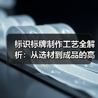 标识标牌制作工艺全解析:从选材到成品的高品质指南(图1) 标识标牌制作工艺全解析:从选材到成品的高品质指南(图1)