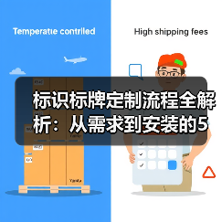 标识标牌定制流程全解析:从需求到安装的5个关键步骤(图3) 标识标牌定制流程全解析:从需求到安装的5个关键步骤(图3)