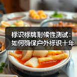 标识标牌耐候性测试:如何确保户外标识十年如新(图1) 标识标牌耐候性测试:如何确保户外标识十年如新(图1)