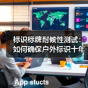 标识标牌耐候性测试:如何确保户外标识十年如新(图2) 标识标牌耐候性测试:如何确保户外标识十年如新(图2)
