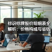 标识标牌报价明细表全解析:价格构成与省钱技巧(图2) 标识标牌报价明细表全解析:价格构成与省钱技巧(图2)