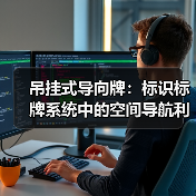 吊挂式导向牌:标识标牌系统中的空间导航利器(图3) 吊挂式导向牌:标识标牌系统中的空间导航利器(图3)