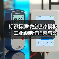 标识标牌镂空喷漆模板:工业级制作指南与案例解析(图3) 标识标牌镂空喷漆模板:工业级制作指南与案例解析(图3)