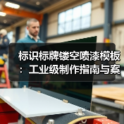 标识标牌镂空喷漆模板:工业级制作指南与案例解析(图4) 标识标牌镂空喷漆模板:工业级制作指南与案例解析(图4)