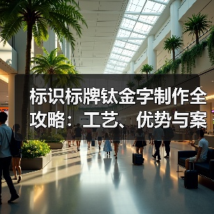 标识标牌钛金字制作全攻略：工艺、优势与案例分享（图2）