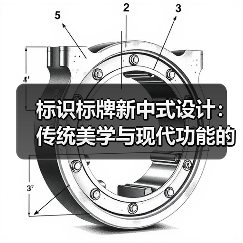 标识标牌新中式设计:传统美学与现代功能的完美融合(图4) 标识标牌新中式设计:传统美学与现代功能的完美融合(图4)