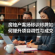 房地产案场标识标牌如何提升项目调性与成交率?(图1) 房地产案场标识标牌如何提升项目调性与成交率?(图1)