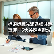 标识标牌光源选择注意事项：5大关键点避坑指南（图1）