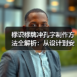 标识标牌冲孔字制作方法全解析：从设计到安装（图3）