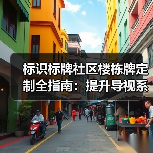 标识标牌社区楼栋牌定制全指南：提升导视系统与居住体验（图3）