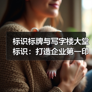 标识标牌与写字楼大堂标识：打造企业第一印象的关键（图1）