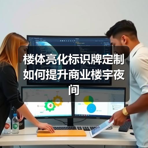 楼体亮化标识牌定制如何提升商业楼宇夜间辨识度与品牌价值(图1) 楼体亮化标识牌定制如何提升商业楼宇夜间辨识度与品牌价值