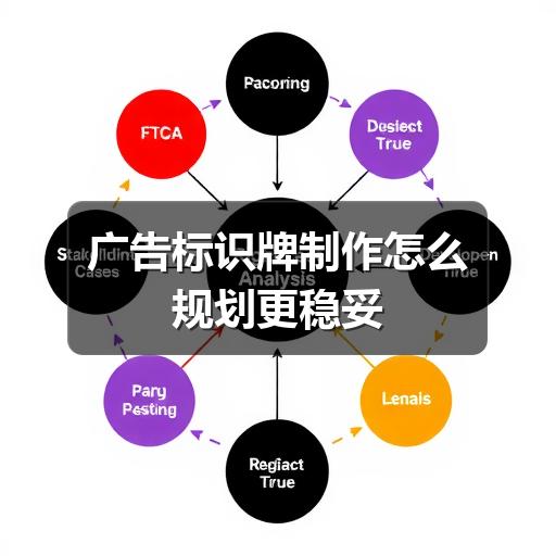 广告标识牌制作怎么规划更稳妥