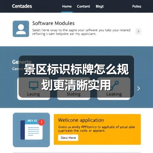 景区标识标牌怎么规划更清晰实用(图2) 景区标识标牌怎么规划更清晰实用