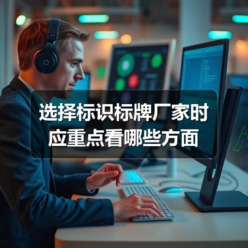 选择标识标牌厂家时应重点看哪些方面