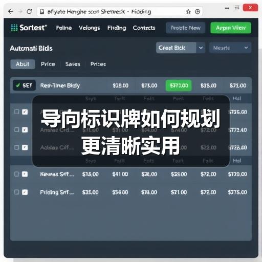 导向标识牌如何规划更清晰实用(图1) 导向标识牌如何规划更清晰实用