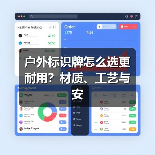 户外标识牌怎么选更耐用？材质、工艺与安装要点说明