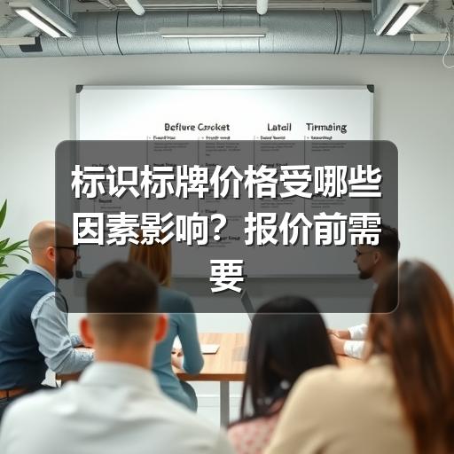 标识标牌价格受哪些因素影响?报价前需要先看这些要点(图2) 标识标牌价格受哪些因素影响?报价前需要先看这些要点