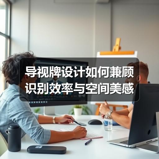 导视牌设计如何兼顾识别效率与空间美感(图3) 导视牌设计如何兼顾识别效率与空间美感