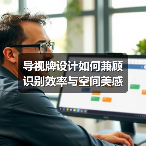 导视牌设计如何兼顾识别效率与空间美感(图2) 导视牌设计如何兼顾识别效率与空间美感