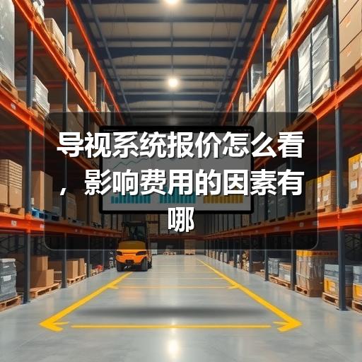 导视系统报价怎么看，影响费用的因素有哪些