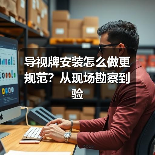导视牌安装怎么做更规范？从现场勘察到验收的实用指南