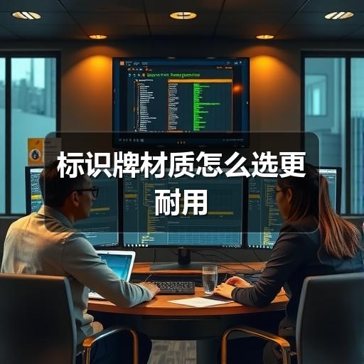 标识牌材质怎么选更耐用(图2) 标识牌材质怎么选更耐用