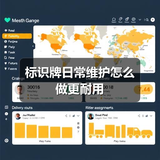 标识牌日常维护怎么做更耐用