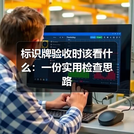 标识牌验收时该看什么:一份实用检查思路(图3) 标识牌验收时该看什么:一份实用检查思路