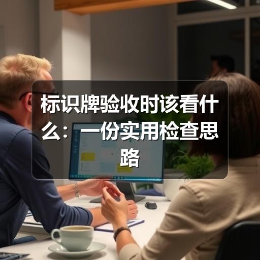 标识牌验收时该看什么:一份实用检查思路(图1) 标识牌验收时该看什么:一份实用检查思路