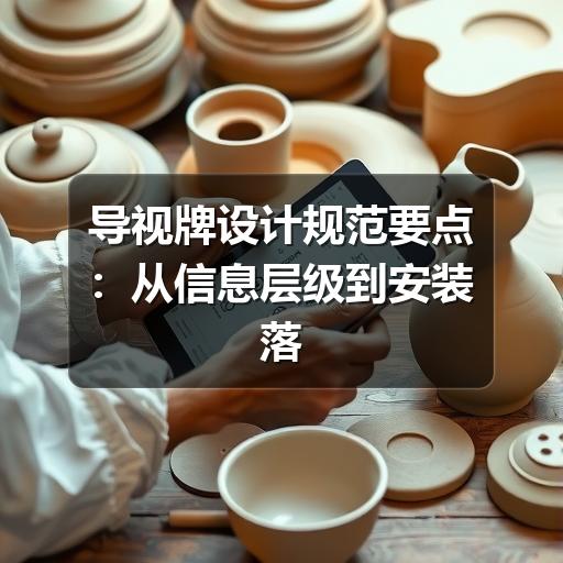 导视牌设计规范要点:从信息层级到安装落地的实用指南(图2) 导视牌设计规范要点:从信息层级到安装落地的实用指南
