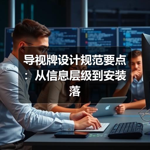 导视牌设计规范要点:从信息层级到安装落地的实用指南(图3) 导视牌设计规范要点:从信息层级到安装落地的实用指南