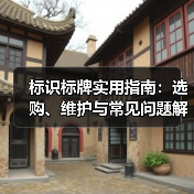 标识标牌实用指南:选购、维护与常见问题解析2025(图1) 标识标牌实用指南:选购、维护与常见问题解析2025(图1)