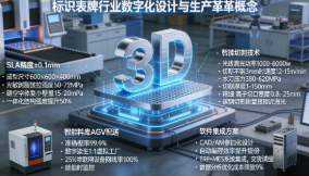 标识标牌行业数字化设计与生产革新(图1) 标识标牌行业数字化设计与生产革新(图1)
