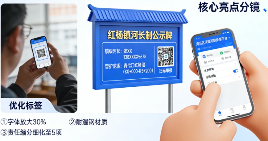 官方认证!芜湖一乡镇连换89块“责任牌”,河湖管理启用“智慧互动”新模式(图2) 官方认证!芜湖一乡镇连换89块“责任牌”,河湖管理启用“智慧互动”新模式(图2)