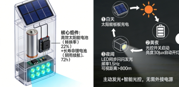 原来夜间山路事故率是这样降下来的!揭秘路上的“小卫士”——太阳能轮廓标(图3) 原来夜间山路事故率是这样降下来的!揭秘路上的“小卫士”——太阳能轮廓标(图3)